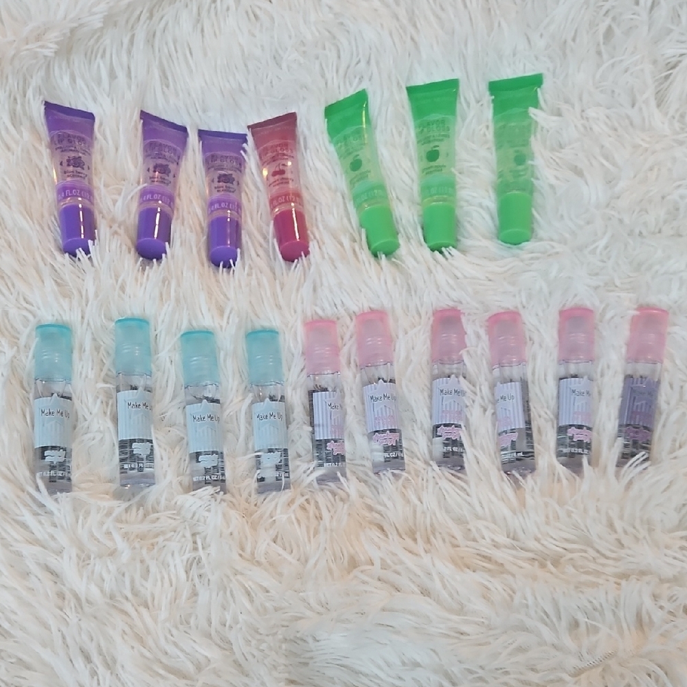 NEW 21 PIECE CANDY ROLLER CLEAR LIP GLOSS BUNDLE